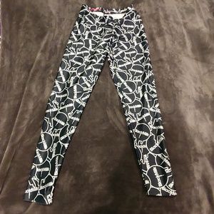 BlackMilk Museum Stickers Leggings L